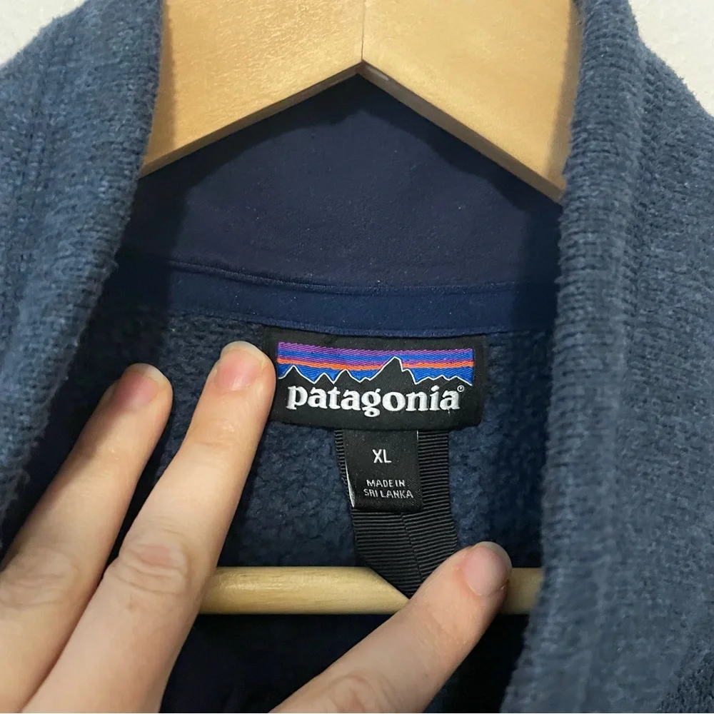 Patagonia Men’s Blue Better Sweater Vest Size XL